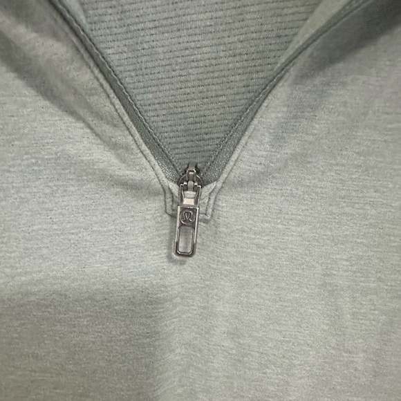 Lululemon Surge Warm 1/4 Quarter Zip Pullover Silver Heathered Mercury Small - Picture 7 of 9